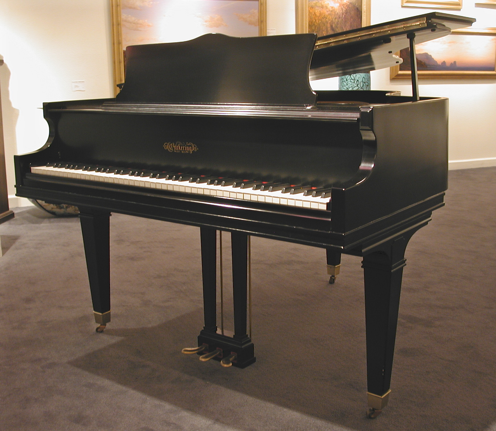 Chickering front full view lid up